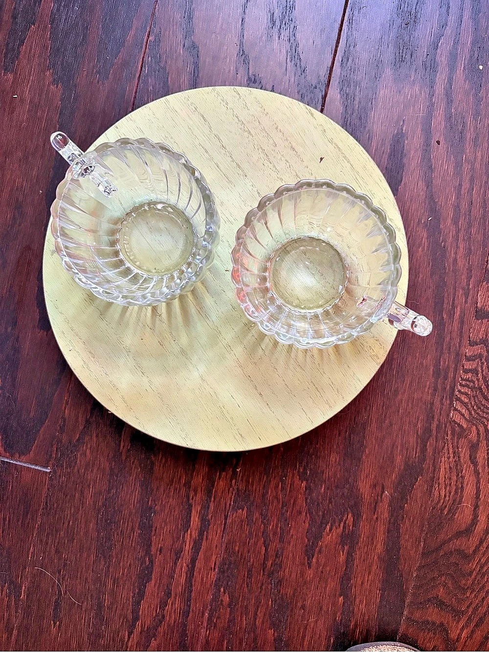 Vintage Jeannette punch glasses Set of 2